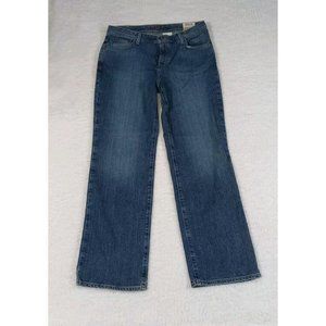 Eddie Bauer Women's Size 10 Short Medium Denim Natural Fit Straight Leg Jeans